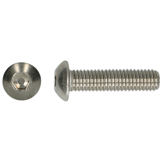 Bolkopschroef ISO 7380 RVS A2 M 4 X 6 - 200 stuks