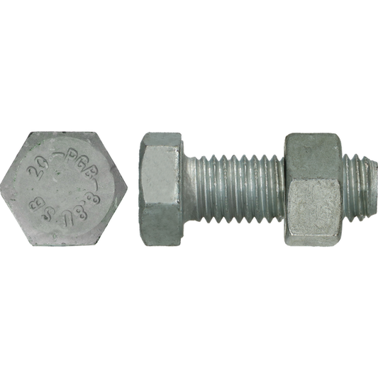 Constructiebout ISO 4017/4032 8.8 VI M 8 X 16 - 200 stuks