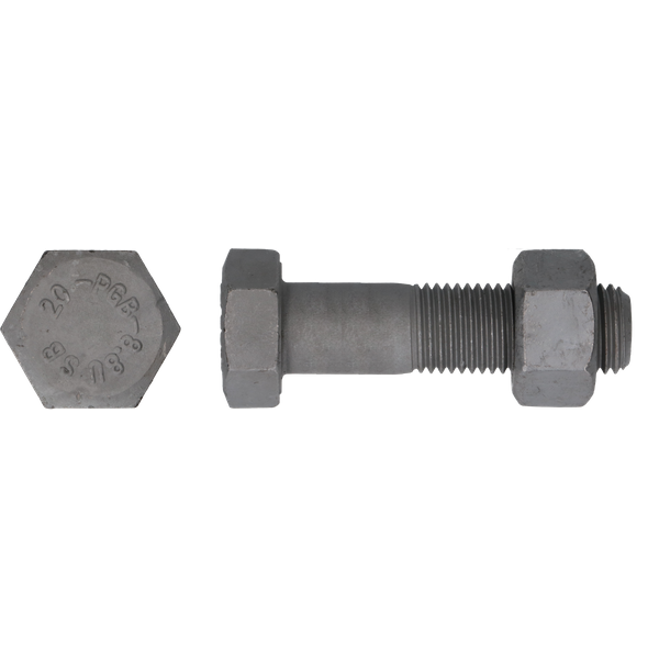 Constructiebout ISO 4014/4032 8.8 VI M 30 X 160 - 5 stuks