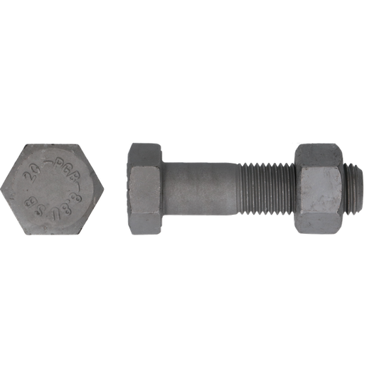 Constructiebout ISO 4014/4032 8.8 VI M 27 X 150 - 5 stuks