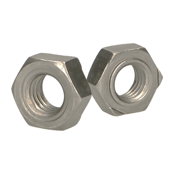Lasmoer zeskant DIN 929 RVS A2 M10 - 100 stuks