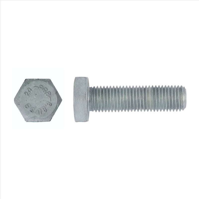 Zeskantbout DIN 933 8.8 Thermisch verzinkt ISO M 10 X 40 - 100 stuks