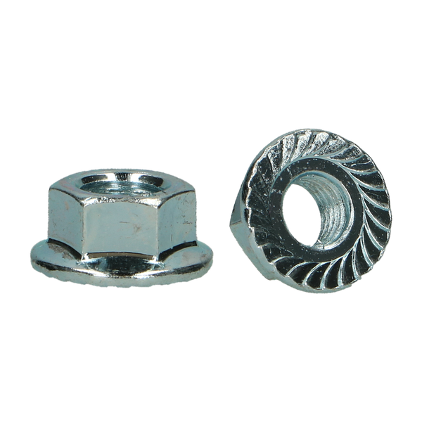 Flensmoer DIN 6923 gekarteld EV M10 - 500 stuks