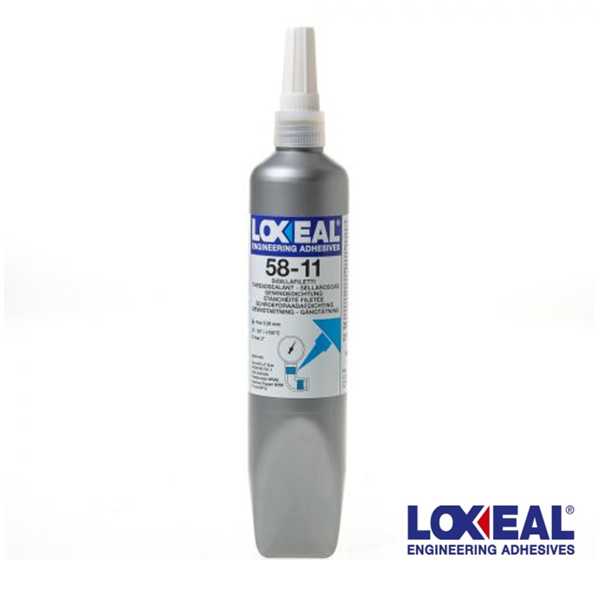 Loxeal 58-11 schroefdraad afdichting sterk - 250 ml