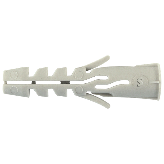 Nylon plug met kraag Ø5 x 25 - 200 stuks
