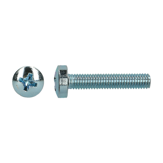 Metaalschroef bolkop kruis DIN 7985 EV M 3 X 4 - 200 stuks