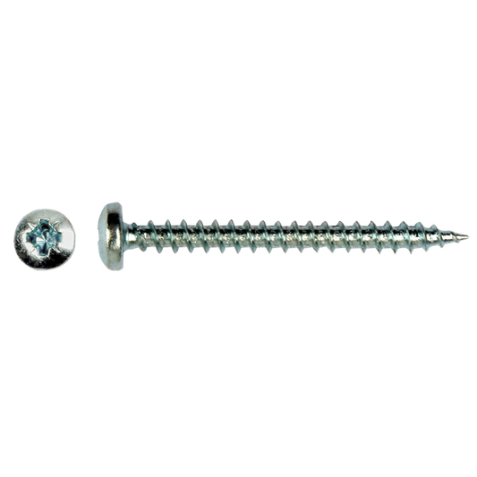 Spaanplaatschroef bolkop verzinkt PZ 3,5 x 15  - 200 stuks