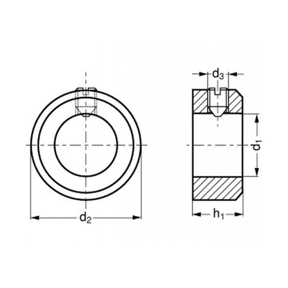 Stelring DIN 705A EV A 26- 10 stuks