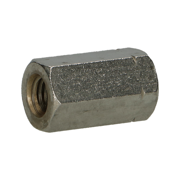 Verbindingsmoer DIN 6334 RVS A2 M6 x 18 - 100 stuks