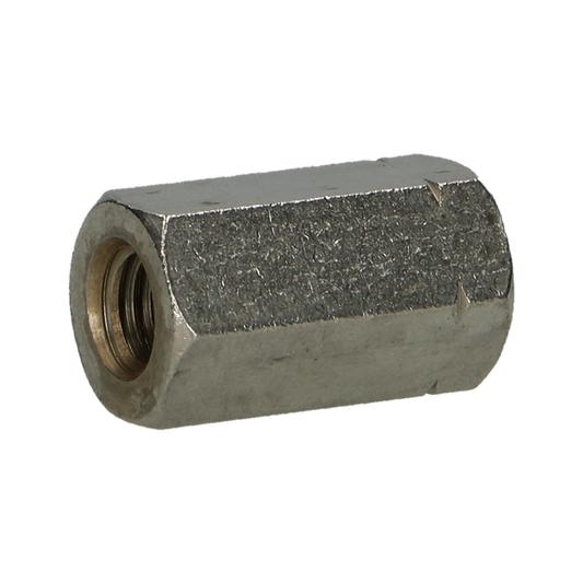 Verbindingsmoer DIN 6334 RVS A2 M6 x 18 - 100 stuks