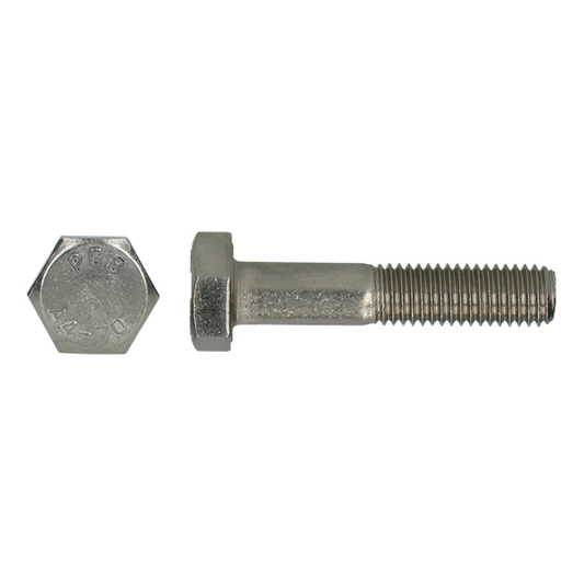 Zeskantbout DIN 931 RVS A4 M 24 X 70 - 10 stuks