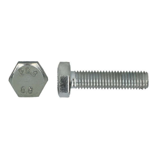 Zeskantbout DIN 933 8.8 EV M 3 X 10 - 500 stuks