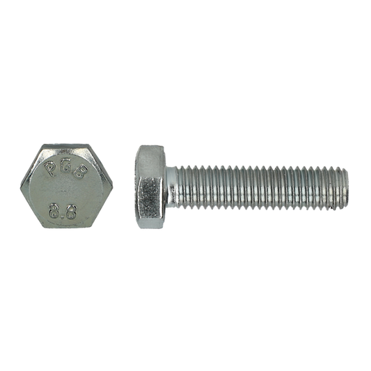 Zeskantbout DIN 933 8.8 EV M 3 X 10 - 500 stuks