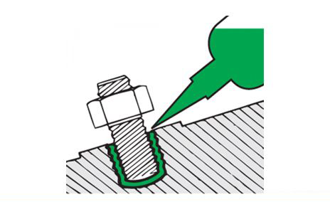 LOXEAL SCHROEFDRAAD  BORGING 